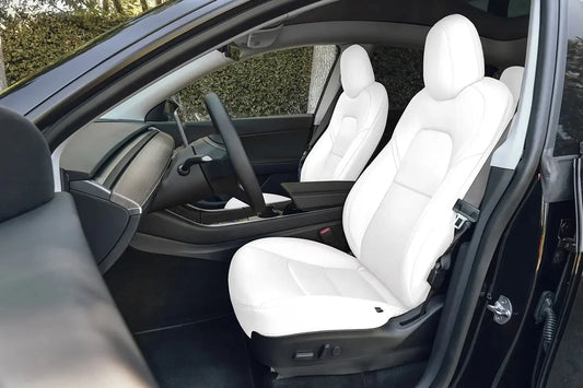 How to Clean White Leather Car Seats: Tesla & More