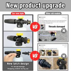 High-Pressure Foam Cannon for Karcher K2–K7 – Adjustable Snow Foam Lance Car Wash Gun Goat Lab