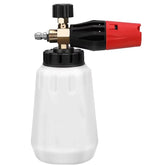 Adjustable Nozzle Foam Cannon – 1L Thick Bottle, 1/4" Quick Connect Pressure Washer