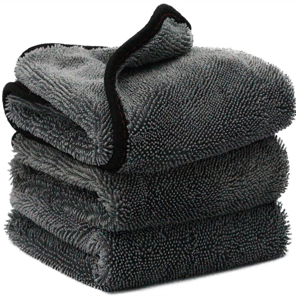 Microfiber Twist Car Wash Towel – Professional Drying Cloth for Washing, Polishing & Detailing Goat Lab
