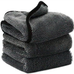 Microfiber Twist Car Wash Towel – Professional Drying Cloth for Washing, Polishing & Detailing Goat Lab