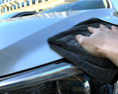 Microfiber Twist Car Wash Towel – Professional Drying Cloth for Washing, Polishing & Detailing Goat Lab