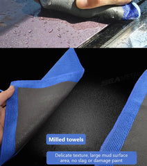 Car Detailing Magic Clay Cloth – 1/2 PCS with Blue Clay Bar for Auto Cleaning Goat Lab