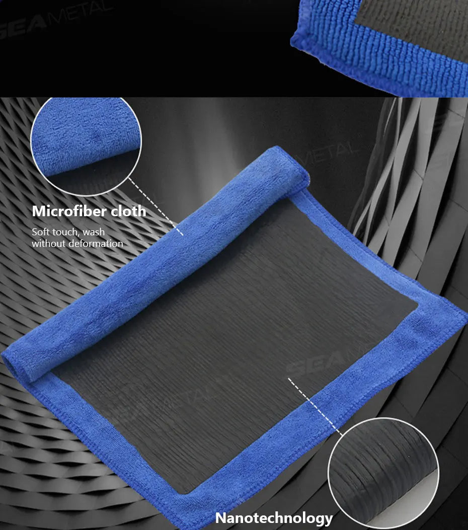 Car Detailing Magic Clay Cloth – 1/2 PCS with Blue Clay Bar for Auto Cleaning Goat Lab