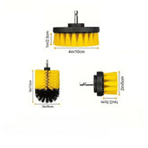 High-Density Nylon Drill Brushes – Carpet, Glass & Car Cleaning Tool Kit