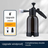 2L Hand Pump Foam Sprayer – Snow Foam Car Wash Bottle with 3 Nozzles for Auto & Window Cleaning