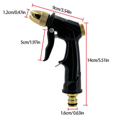 High-Pressure Plastic Water Gun for Car Wash – Garden Hose Nozzle & Water Jet Cleaning Tool