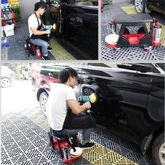 Multifunctional Car Wash & Polishing Work Bench – Mobile Detailing Tool Cart with Wheels Goat Lab