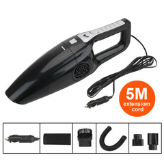 Portable Car Vacuum Cleaner – Wet & Dry Handheld Mini Vacuum, 12V 120W High Suction Goat Lab