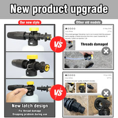 High-Pressure Foam Cannon for Karcher K2–K7 – Adjustable Snow Foam Lance Car Wash Gun
