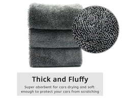 Microfiber Twist Car Wash Towel – Professional Drying Cloth for Washing, Polishing & Detailing