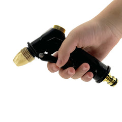 High-Pressure Plastic Water Gun for Car Wash – Garden Hose Nozzle & Water Jet Cleaning Tool