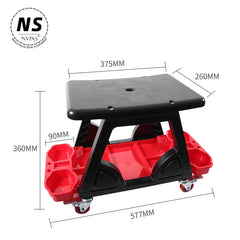 Multifunctional Car Wash & Polishing Work Bench – Mobile Detailing Tool Cart with Wheels